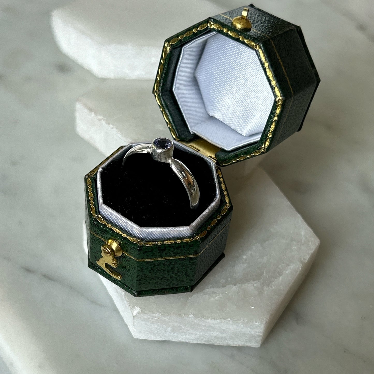 Lavender Haze Cocktail Ring
