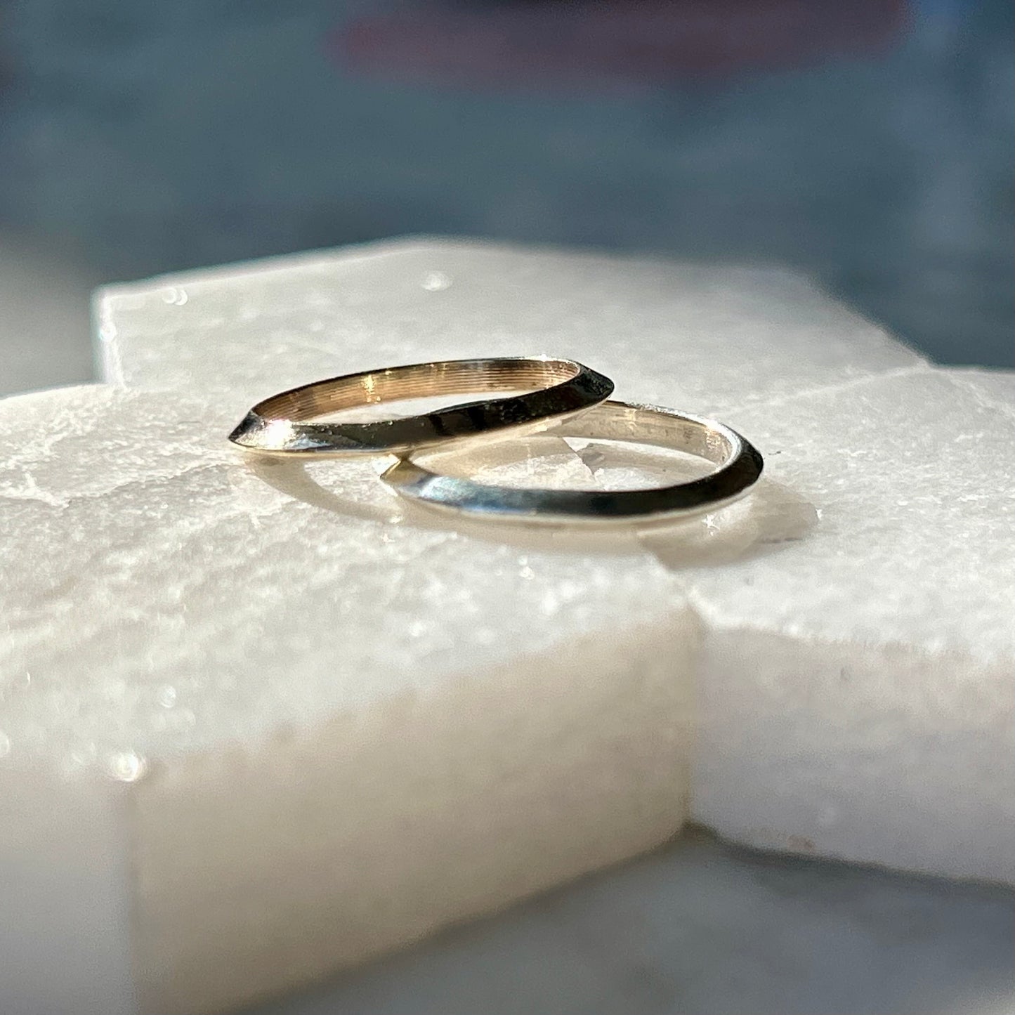 Saucer Ring - Yellow Gold