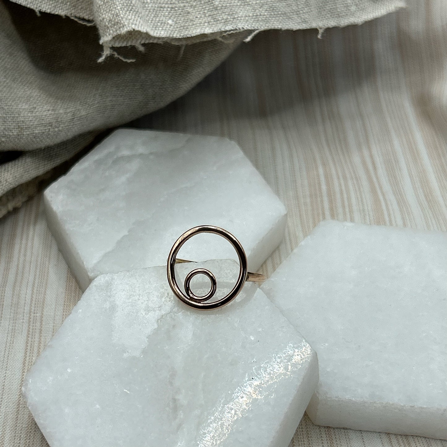 Orb Ring - Rose Gold