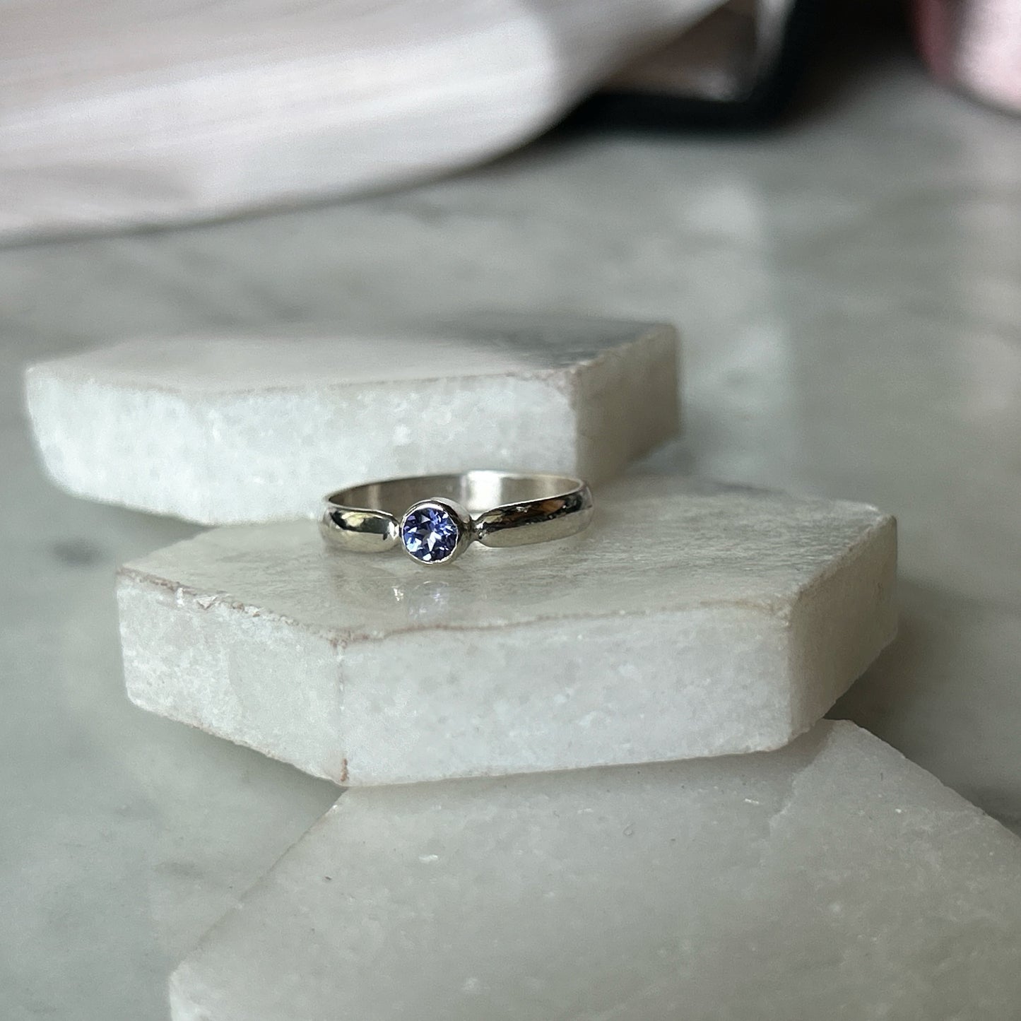 Lavender Haze Cocktail Ring