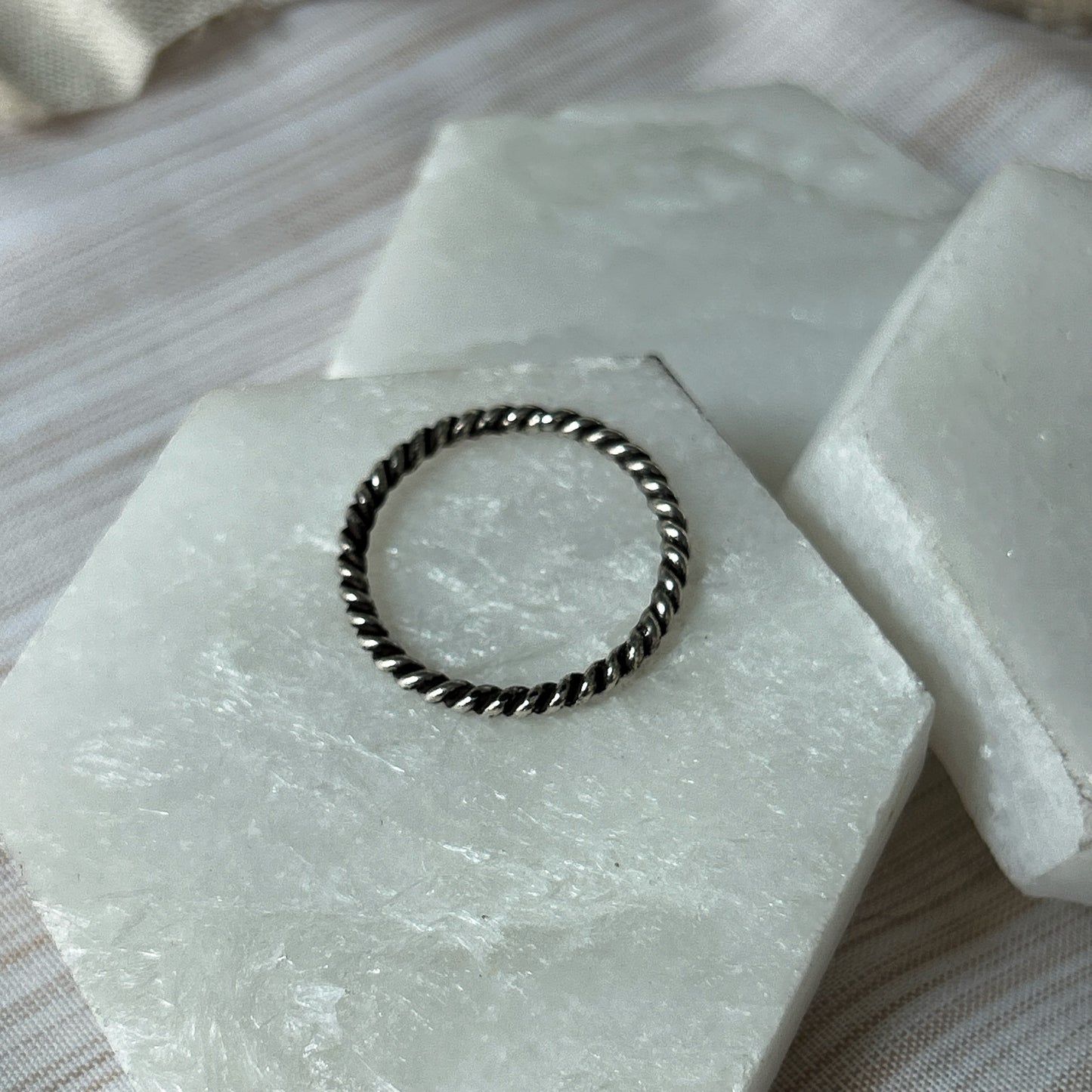 Twist Band - Sterling Silver