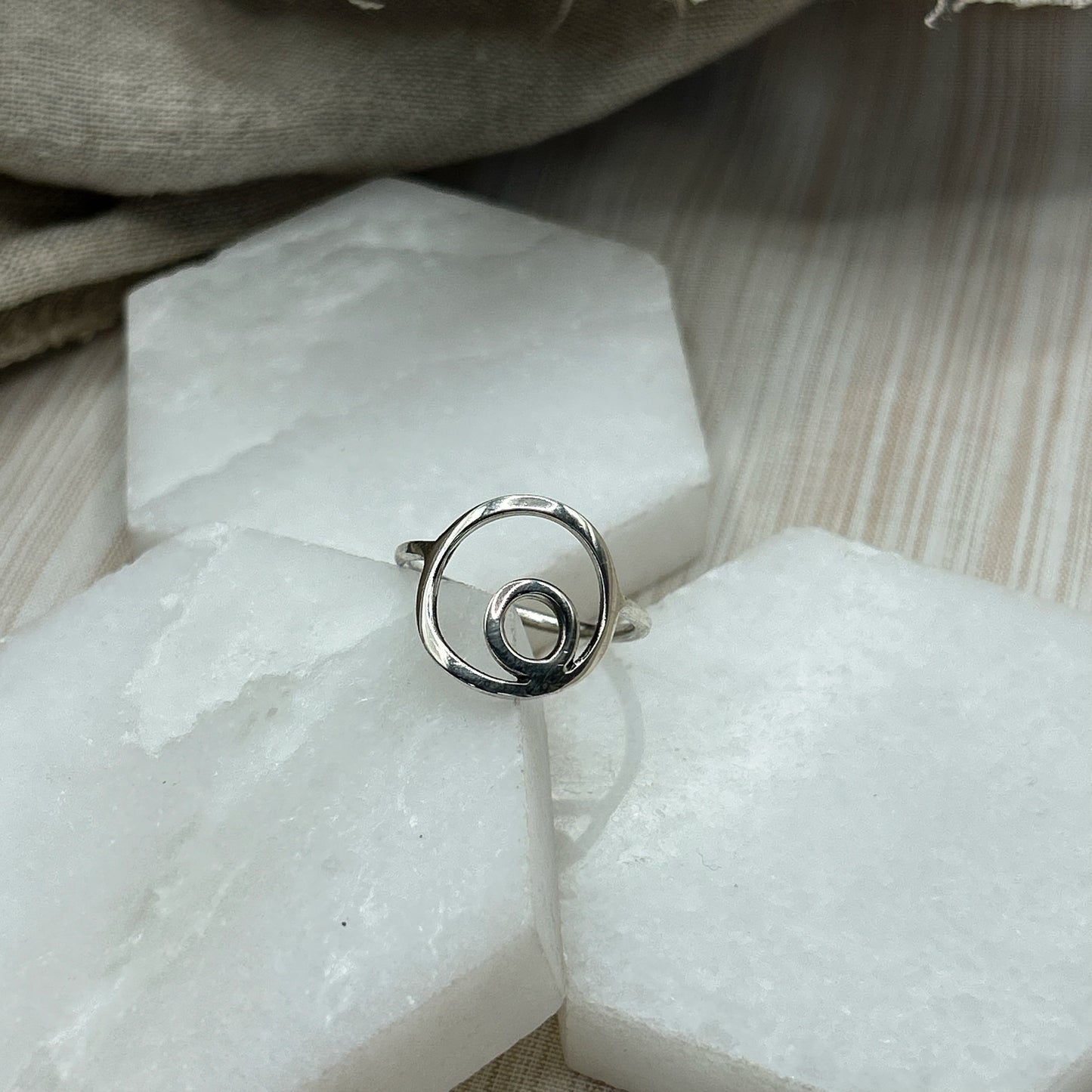 Orb Ring - Sterling Silver