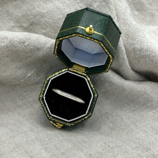 Saucer Ring - Sterling Silver