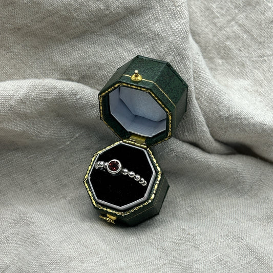 Bubble Ring - Garnet