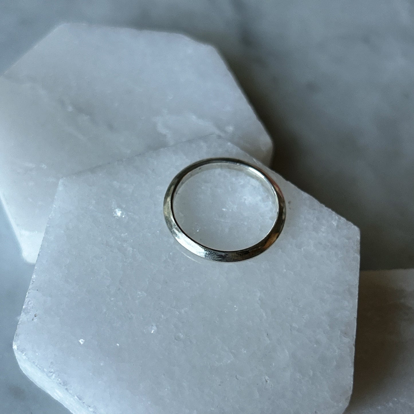 Saucer Ring - Sterling Silver