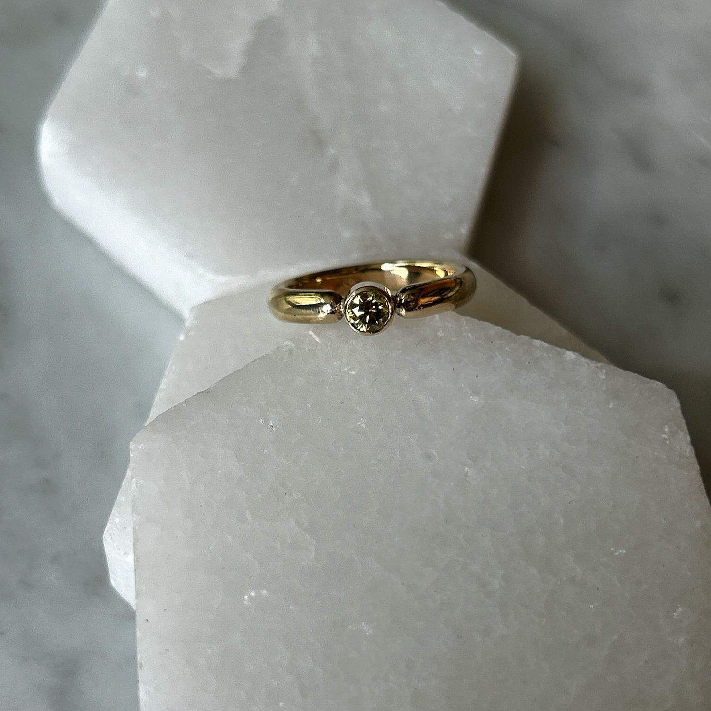 Lemon Drop Cocktail Ring