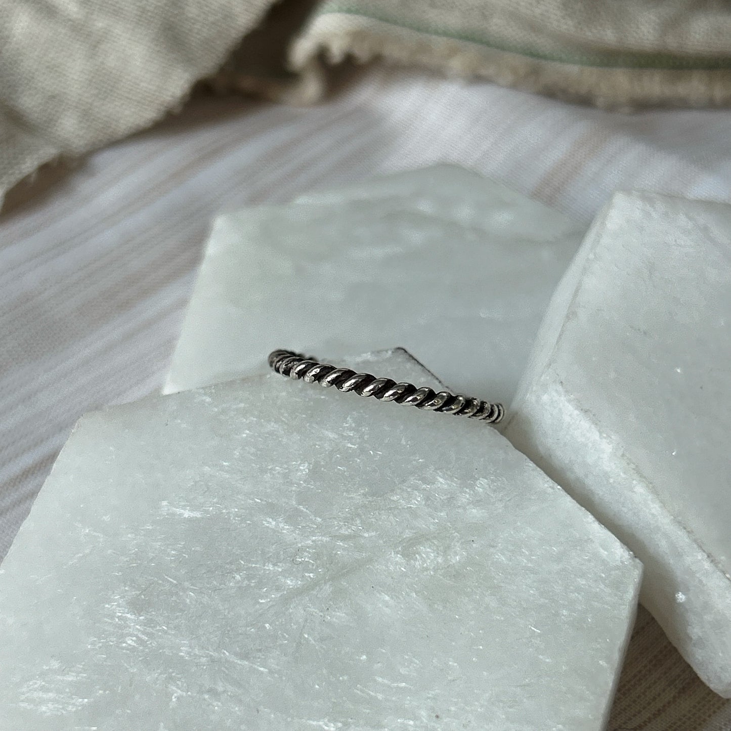 Twist Band - Sterling Silver