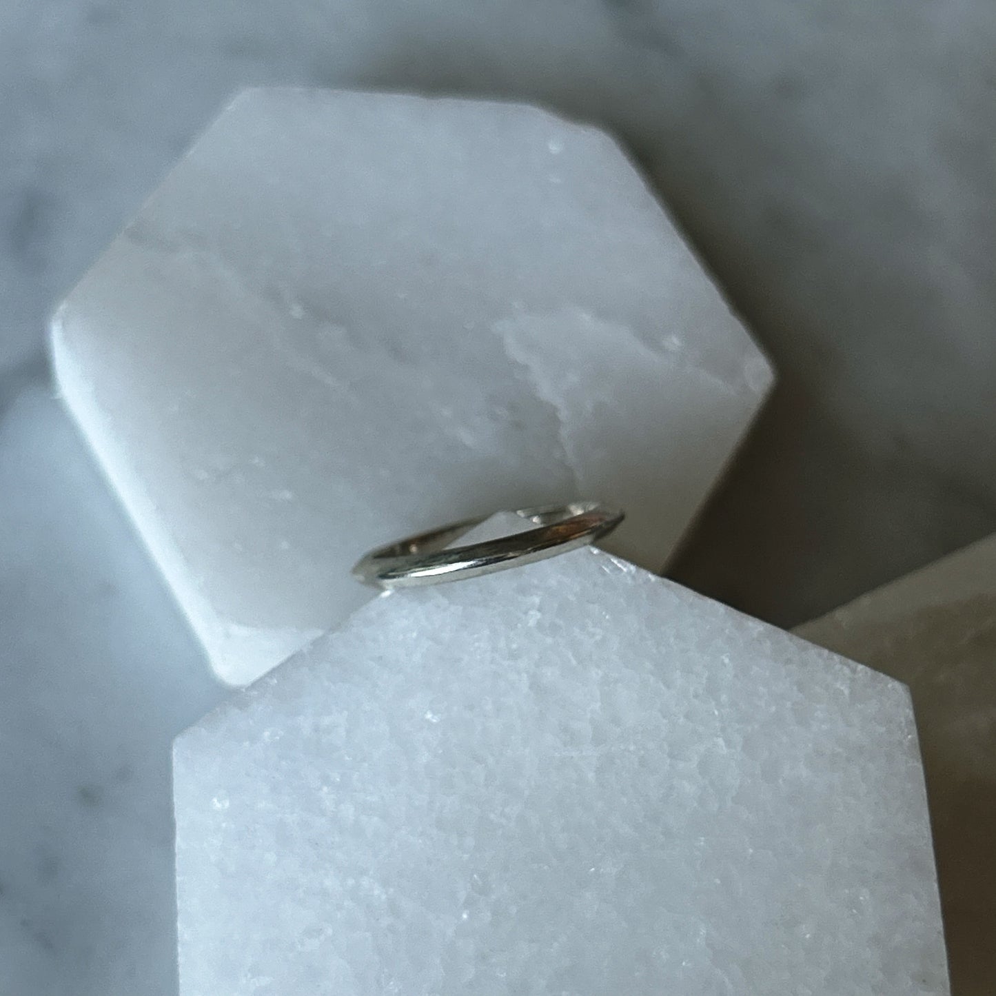 Saucer Ring - Sterling Silver