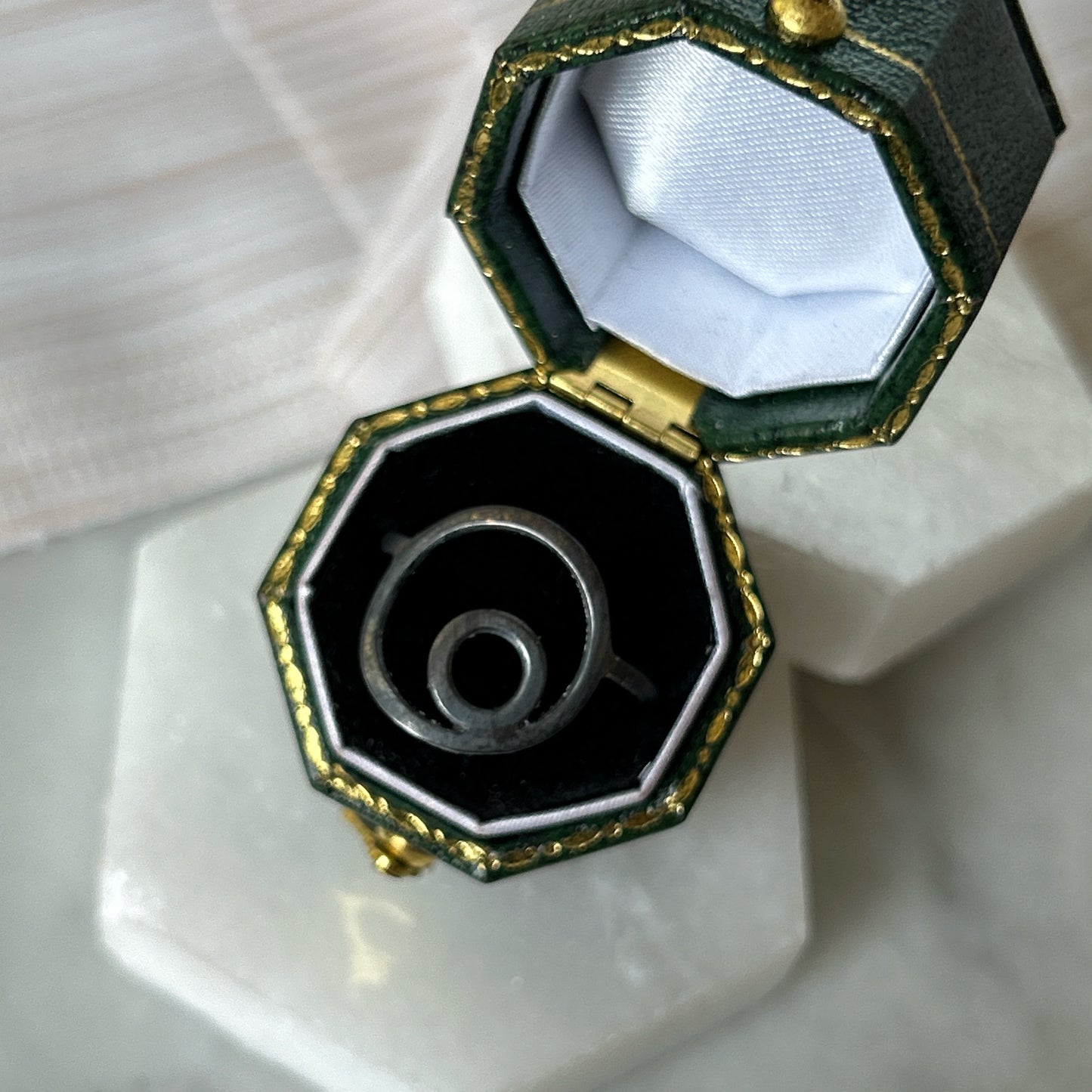 Oxidized Orb Ring - Sterling Silver