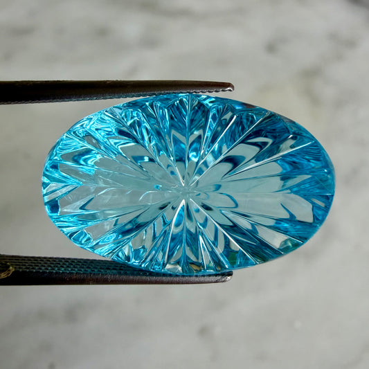 21.36ct Blue Topaz