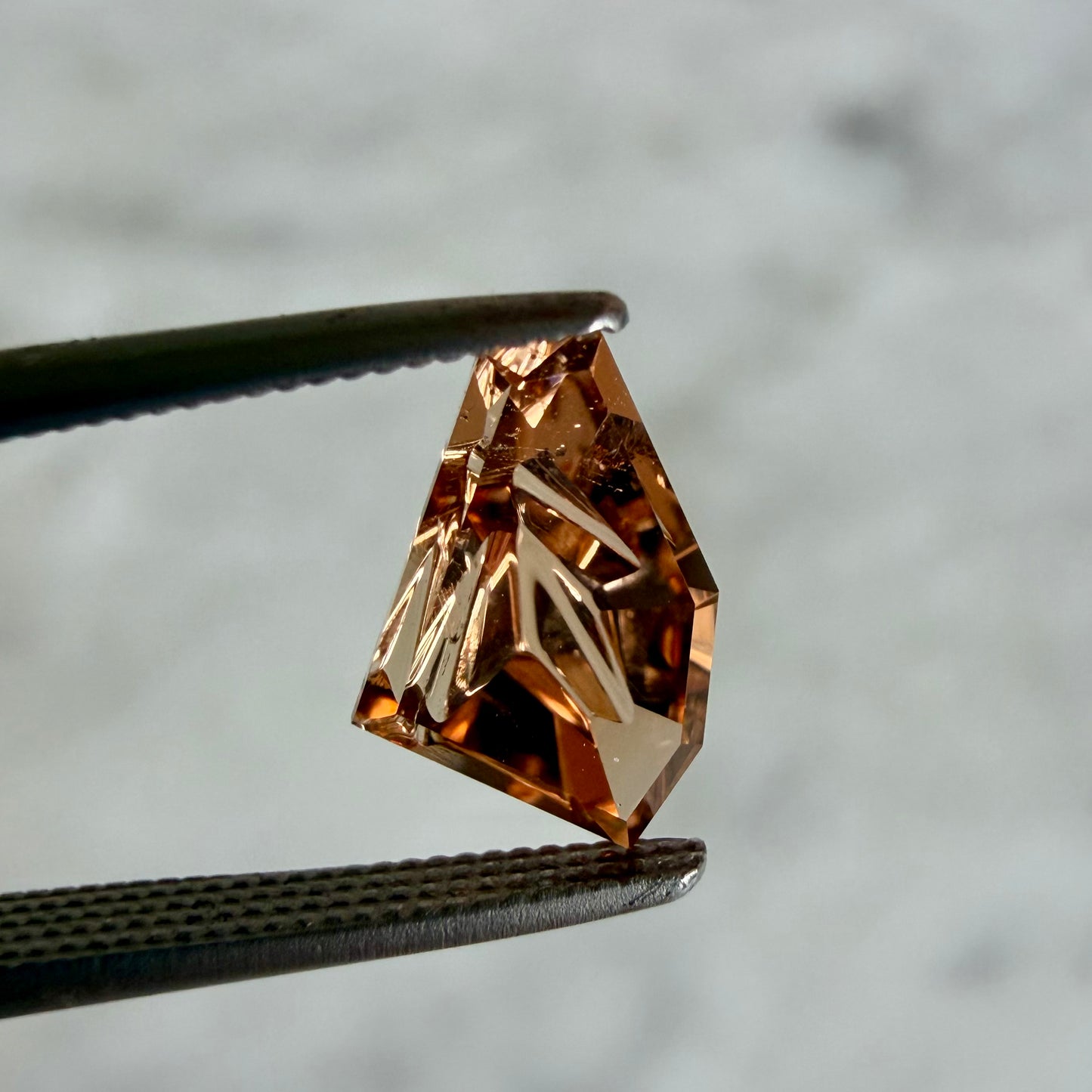 0.95ct Orange Fantasy Cut Tourmaline