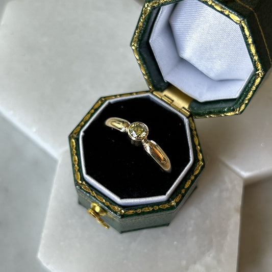 Lemon Drop Cocktail Ring