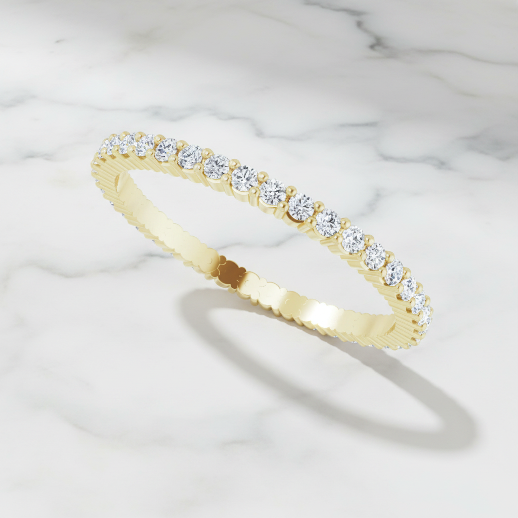 1.5mm Round Brilliant Eternity Band